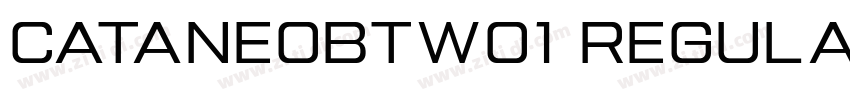 CataneoBTW01 Regular字体转换